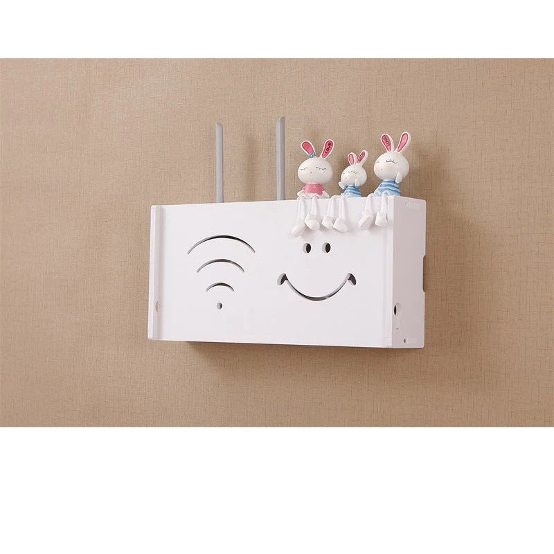 Lichidare de Stoc! Suport de Perete pentru Router sau Alte Obiecte - Smile Face