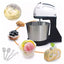 Mixer cu Bol din Inox, 350 W, 7 viteze, 2 Teluri, 2 Spirale