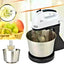 Mixer cu Bol din Inox, 350 W, 7 viteze, 2 Teluri, 2 Spirale