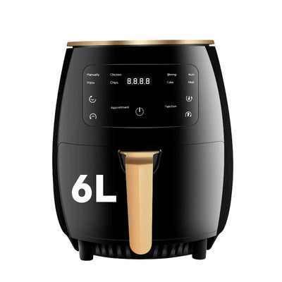 Air Fryer - Friteuza fara Ulei 6 Litri, Display Digital, 2400 W, Functie de Coacere