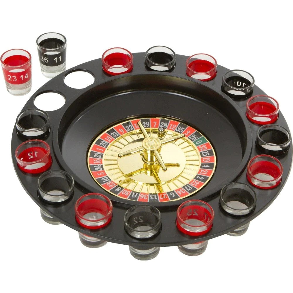 Joc ruleta cu 16 pahare de shot