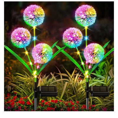 Set 2 x Lampa Solara LED, Decoratiune Gradina, Dandelion