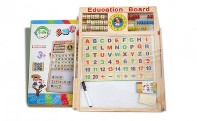 Tabla educativa multifunctionala pentru copii 40 x 40 cm