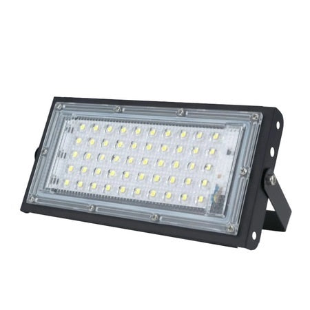 Proiector exterior RGB, 50 LED, 50W, telecomanda