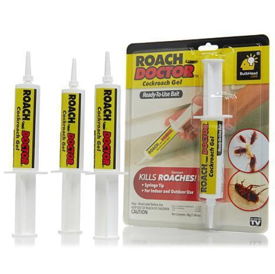 Set 3 x Insecticid tip seringa, solutie antigandaci RoachDoctor