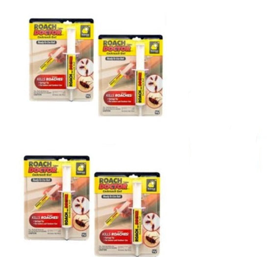 Set 4 x Insecticid tip seringa, solutie antigandaci RoachDoctor