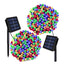 Set 2 x Instalatie solara 100 LED - multicolor