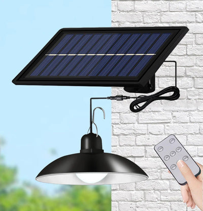 Lichidare de Stoc! Lampa Solara Suspendata, Telecomanda, 90 Lm/W