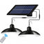 Set panou solar cu 2 becuri LED cu aplica, telecomanda, 50W