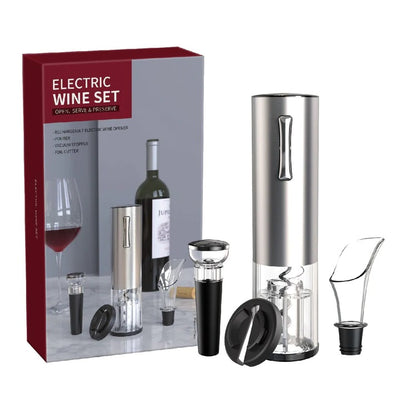 Set tirbuson electric pentru desfacere sticle si accesorii