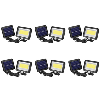 Set 6 x Lampa solara Led SL-F100 cu senzor de miscare