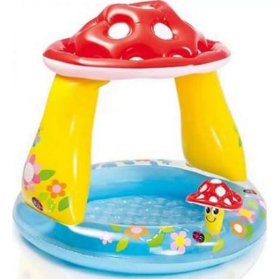 Lichidare de Stoc! Piscina gonflabila pentru copii, cu acoperis, model ciuperca, 102 x 89 cm