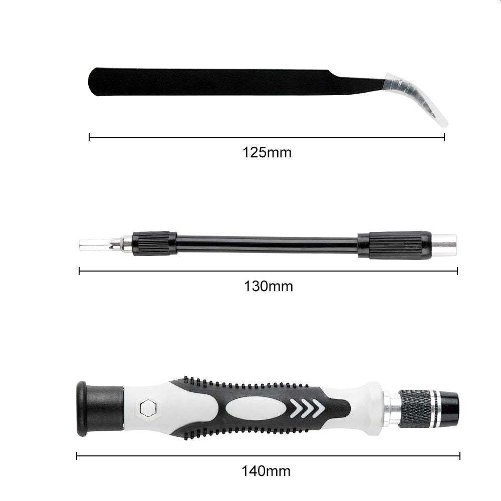 Trusa 115 unelte de precizie, chei TORX, capete interschimbabile