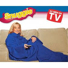 Patura cu maneci pentru zilele racoroase - Snuggie