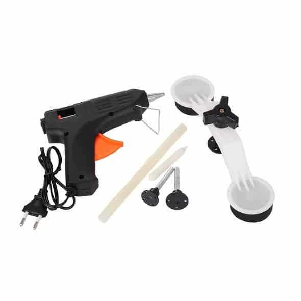 Kit pentru reparare caroserie auto, indreptat lovituri tabla/plastic