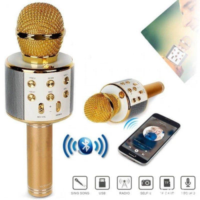 Microfon Karaoke Wireless Bluetooth WS-858