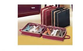 Set 2 genti depozitare si organizare pantofi Shoe Tote