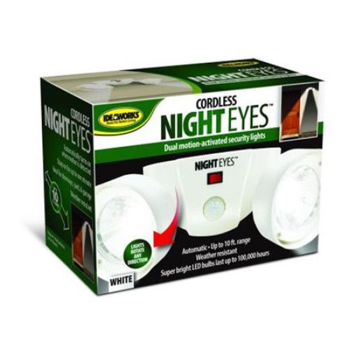 Set 2 becuri pivotante LED fara fir si cu senzor Night Eyes