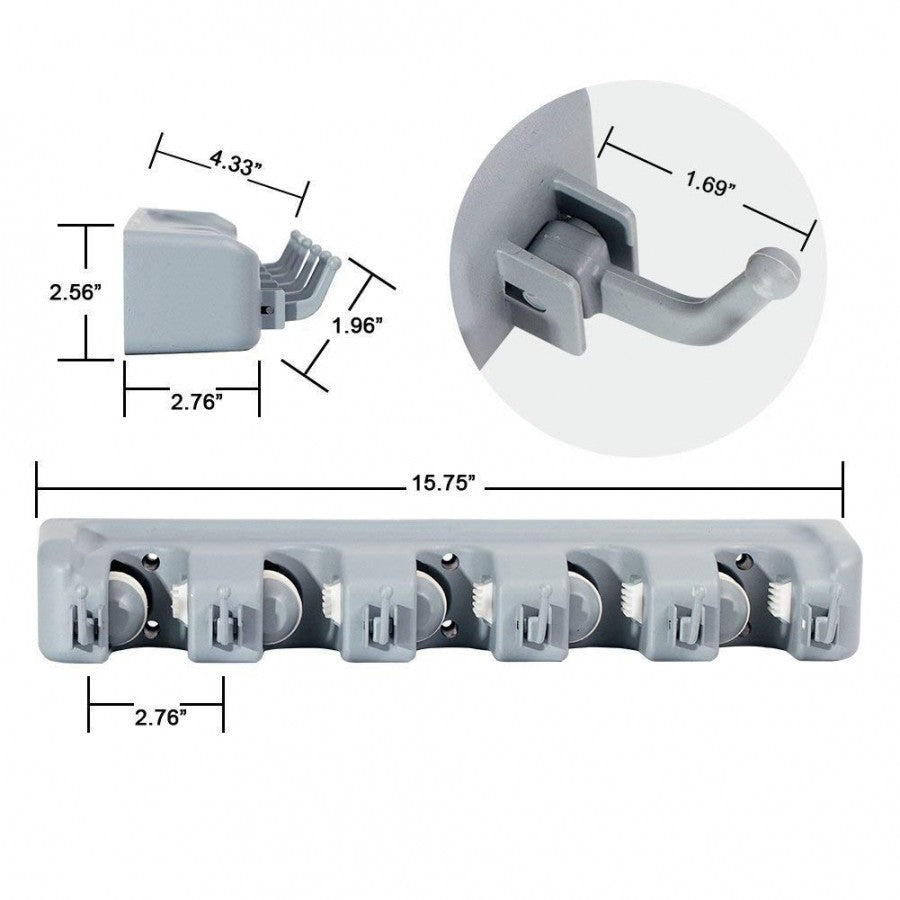 Organizator multifunctional cu 5 carlige si 4 locasuri