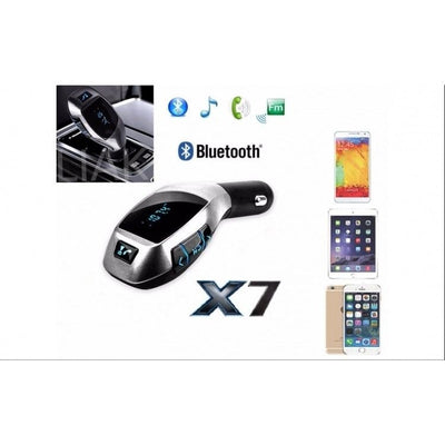 Car Kit Auto Bluetooth X7 cu functie de modulator FM