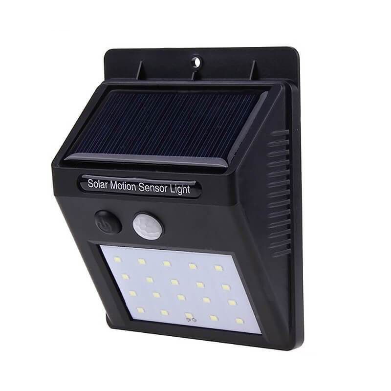 Lampa solara de perete cu senzor miscare 20 LED