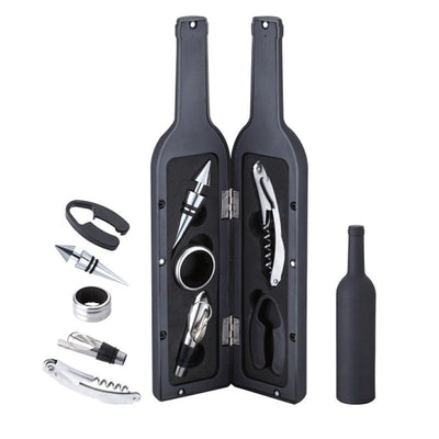 Set cadou elegant pentru vin cu 5 accesorii